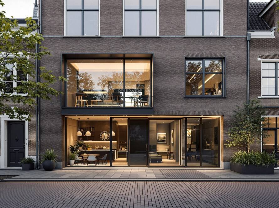 Transforming Old Dutch Buildings Modern Window and Door Installations
