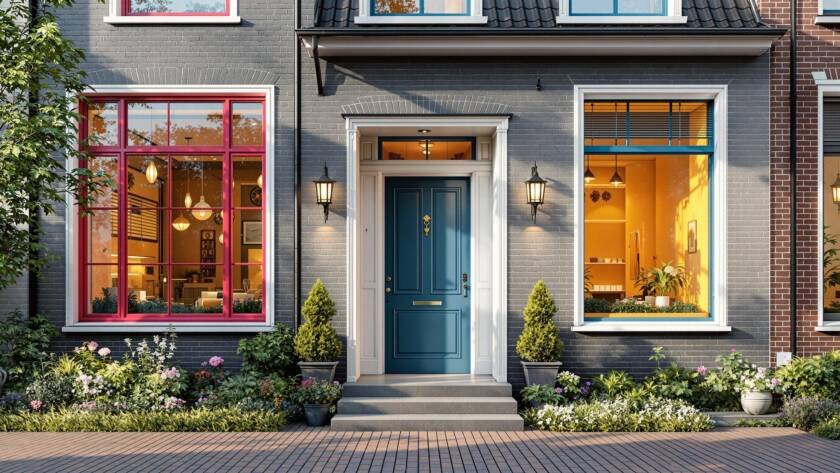 The Psychology of Color Choosing Window Frames and Door Colors for Dutch Homes
